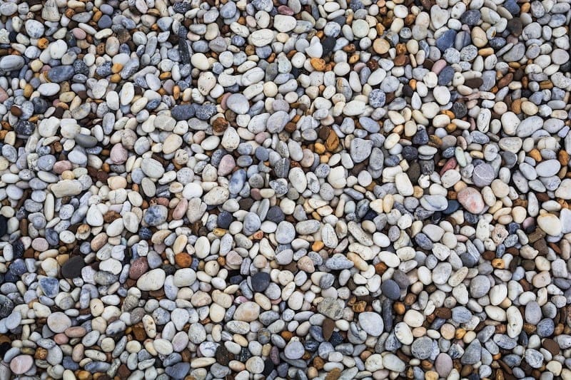 Different aquarium substrates for freshwater aquariums, photo of gravel