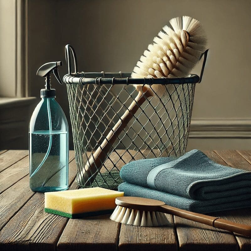 How to clean an aquarium filter, photo of cleaning equipment