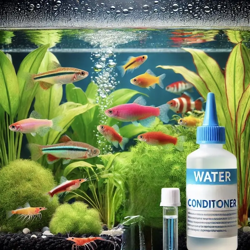 What's the Difference Between Nitrate and Nitrite, image of fish and water conditioner