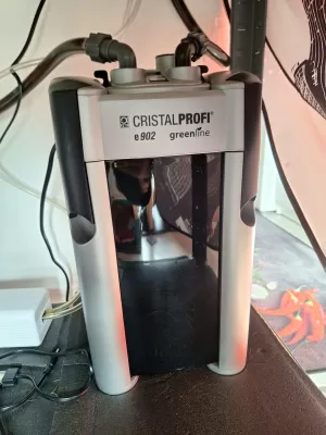 Image of an aquarium filter loud