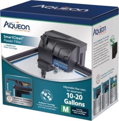 Aqueon SmartClean Power Filter with EcoRenew Cartridge
